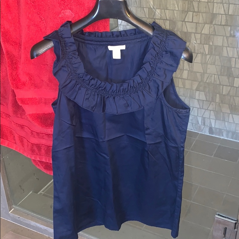 J.crew ruffle blouse